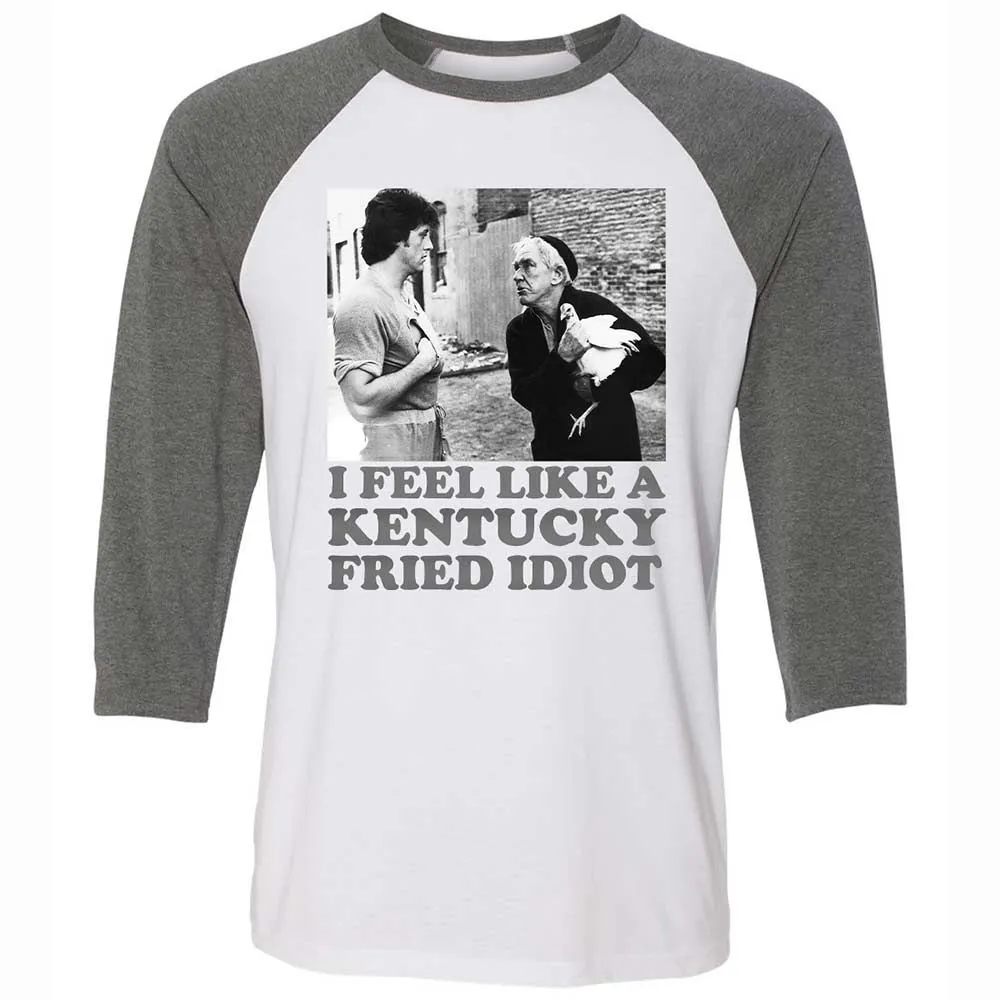 Unisex 3/4 Baseball Tee - FCRSN2D1 - White/Deep Heather - 11