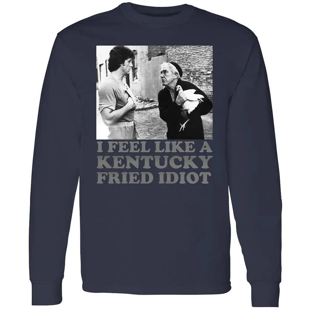 Long Sleeve T-Shirt - H2QAJCUC - Navy - 13