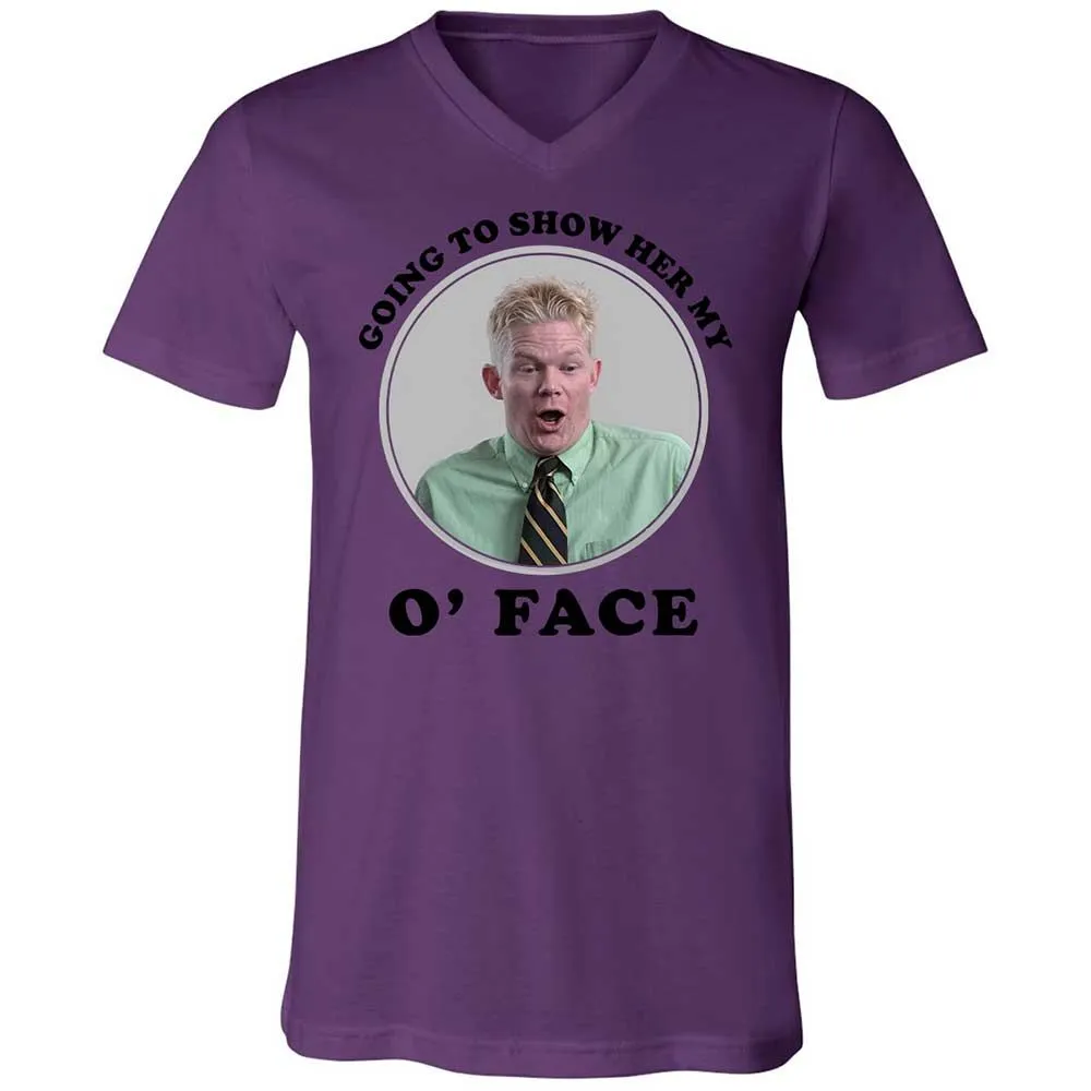 Unisex V-Neck T-Shirt - NVLUQHRS - Team Purple - 10