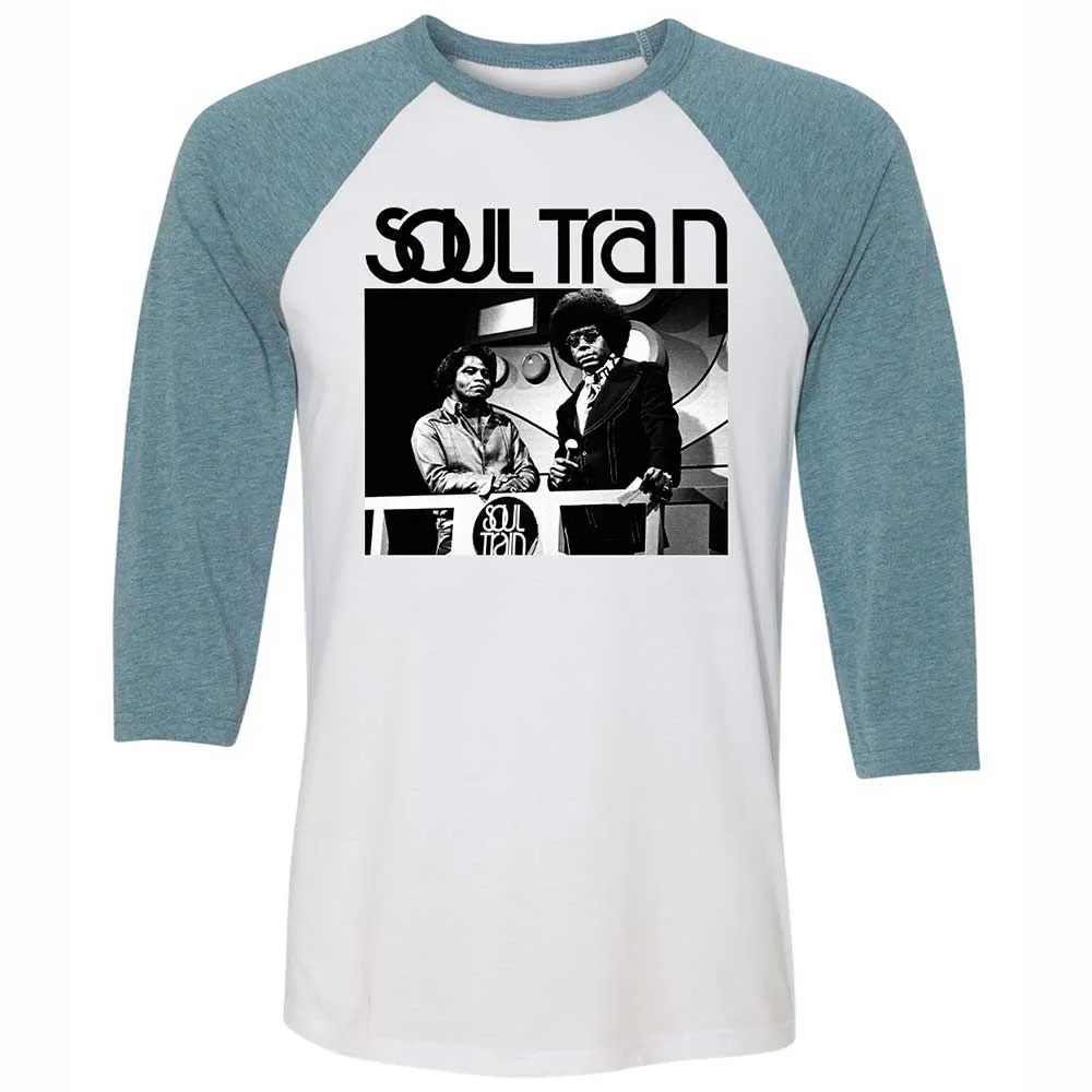 Unisex 3/4 Baseball Tee - W9UNQGKP - White/Denim - 3