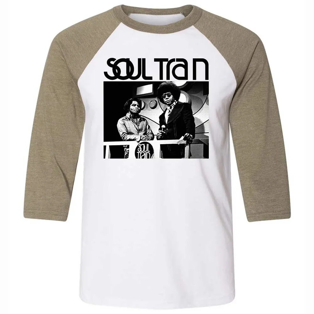 Unisex 3/4 Baseball Tee - W9UNQGKP - White/Heather Olive - 4
