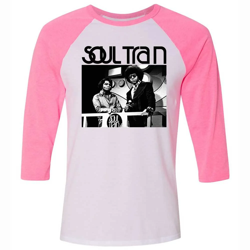 Unisex 3/4 Baseball Tee - W9UNQGKP - White/Neon Pink - 12