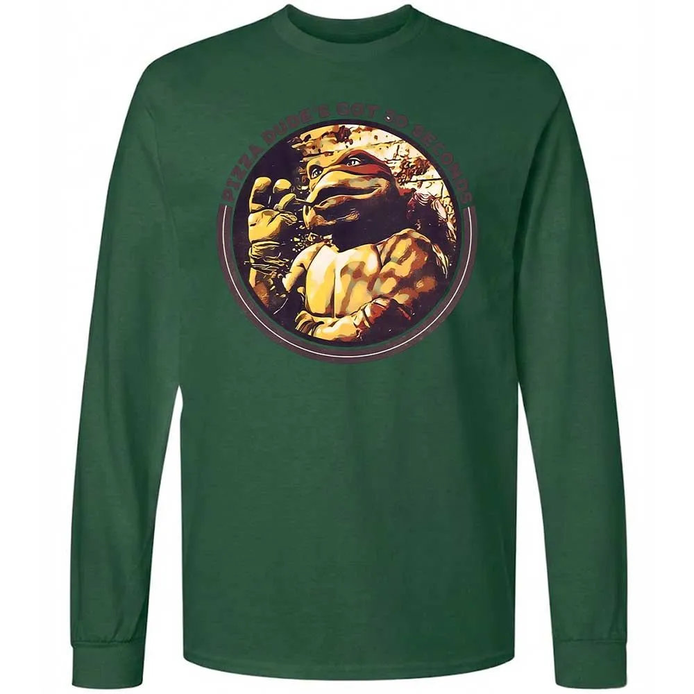 Long Sleeve T-Shirt - UKP2N9CQ - Forest Green - 14