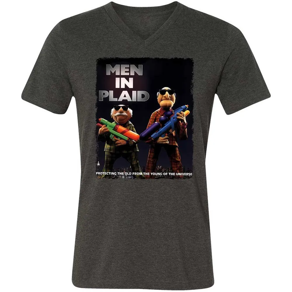 Men in Plaid - Dark Grey Heather - 9