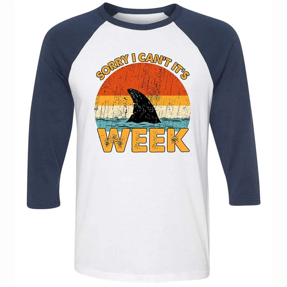 Unisex 3/4 Baseball Tee - 17QY5L42 - White/Navy - 8