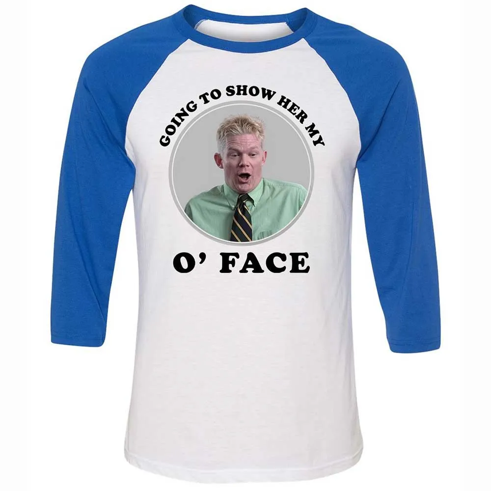 Unisex 3/4 Baseball Tee - XCNJ3YQ6 - White/True Royal - 10