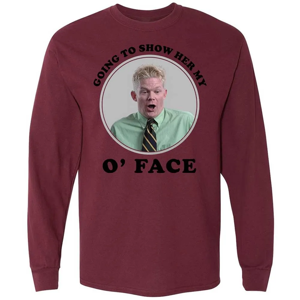 Long Sleeve T-Shirt - 9NRAXT1E - Maroon - 16
