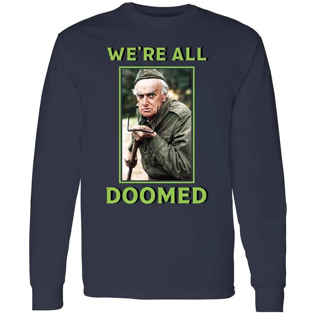Long Sleeve T-Shirt - QD4UF2WP - Navy - 2