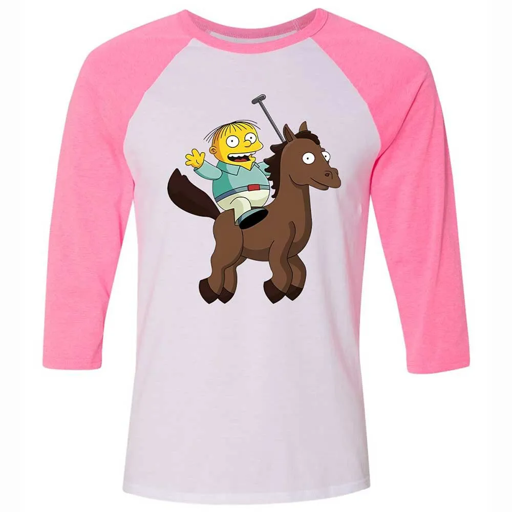 Ralph Horsie - White/Neon Pink - 12