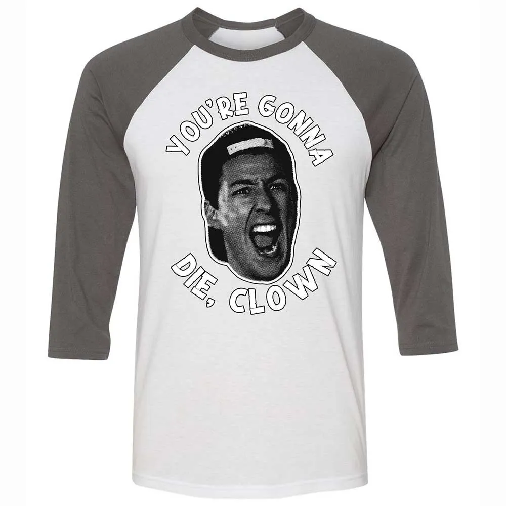 Unisex 3/4 Baseball Tee - SM6CQ2FW - White/Asphalt - 2