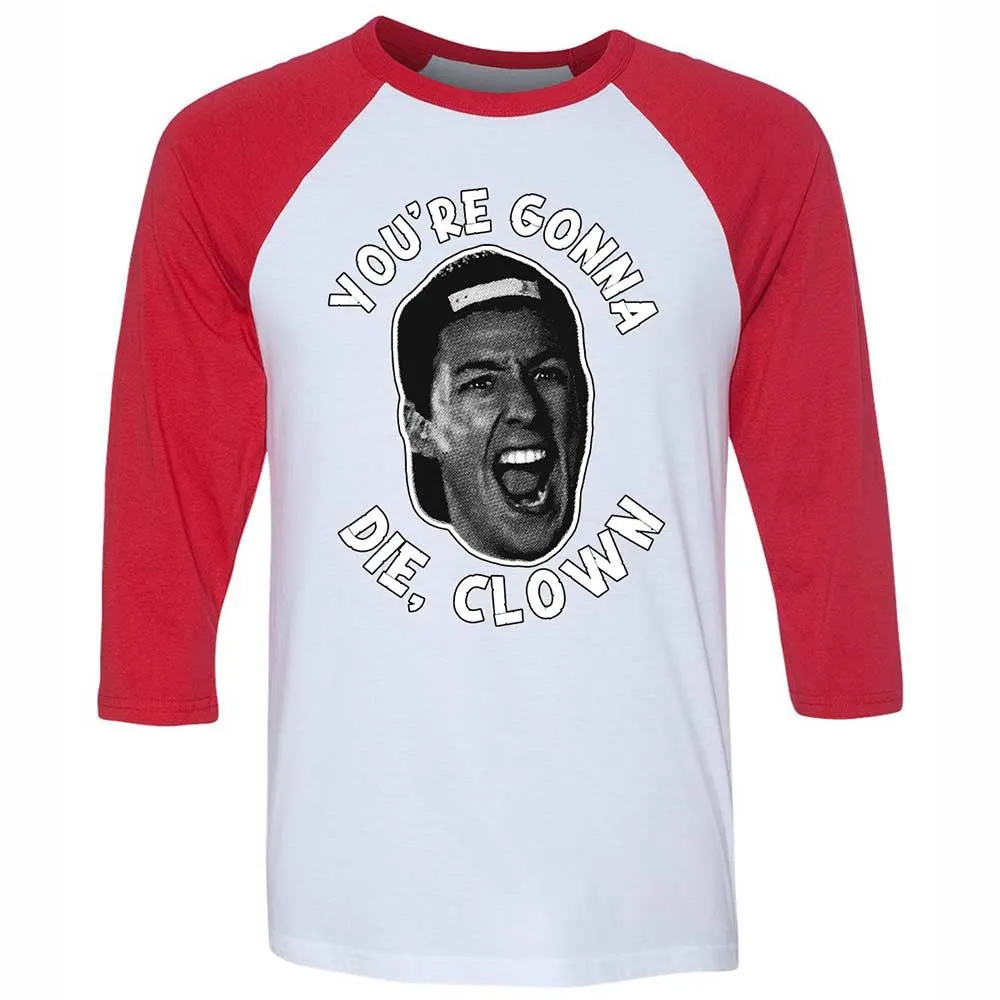 Unisex 3/4 Baseball Tee - SM6CQ2FW - White/Red - 9