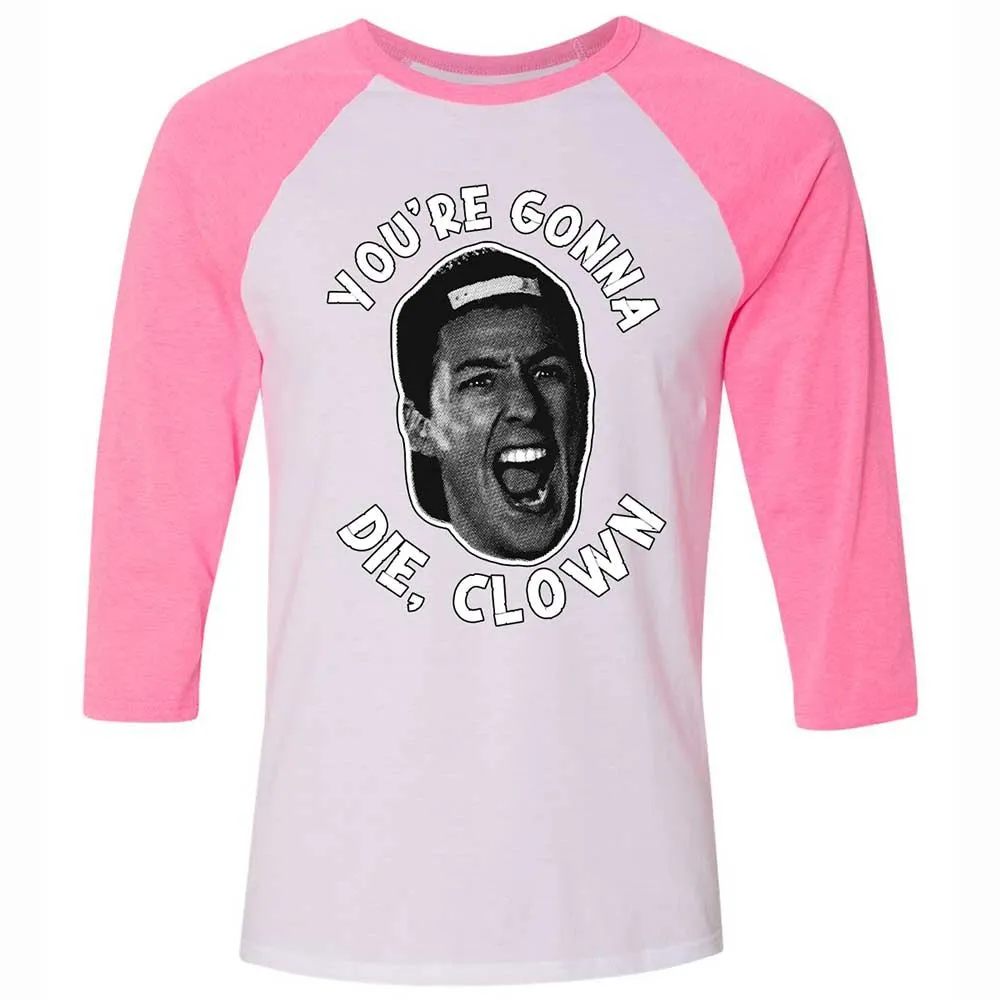 Unisex 3/4 Baseball Tee - SM6CQ2FW - White/Neon Pink - 12