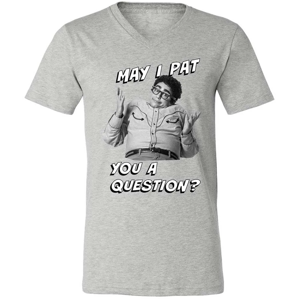 Unisex V-Neck T-Shirt - AEZYNX8L - Athletic Heather - 2