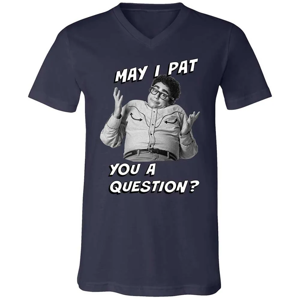 Unisex V-Neck T-Shirt - AEZYNX8L - Navy - 12