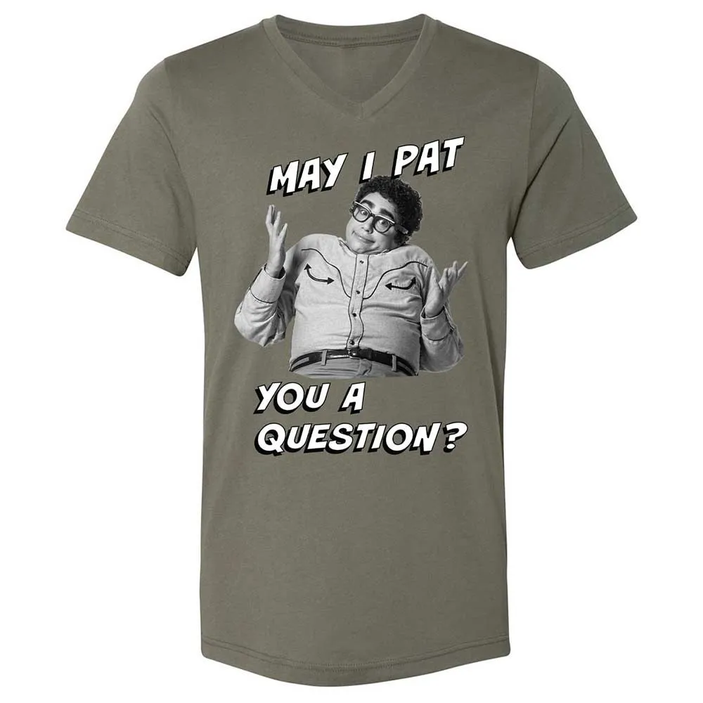 Unisex V-Neck T-Shirt - AEZYNX8L - Military Green - 15