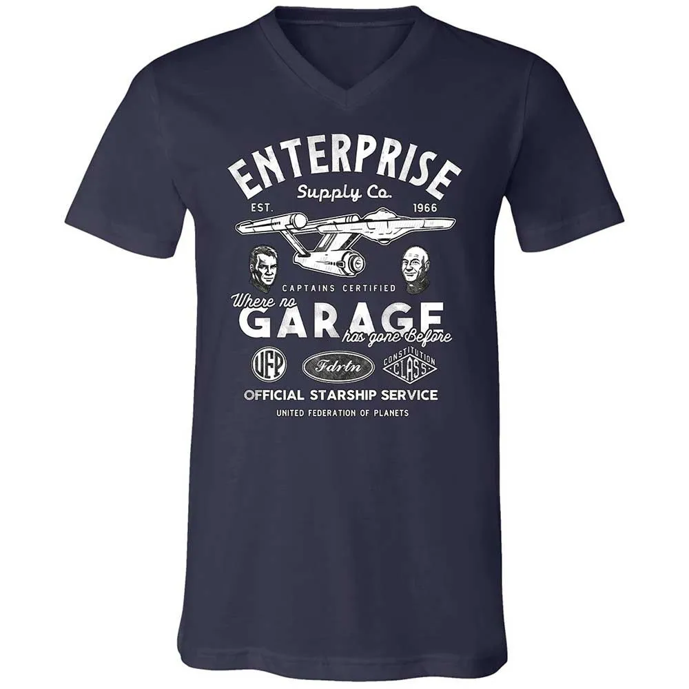 Unisex V-Neck T-Shirt - SWN6W8C2 - Navy - 2