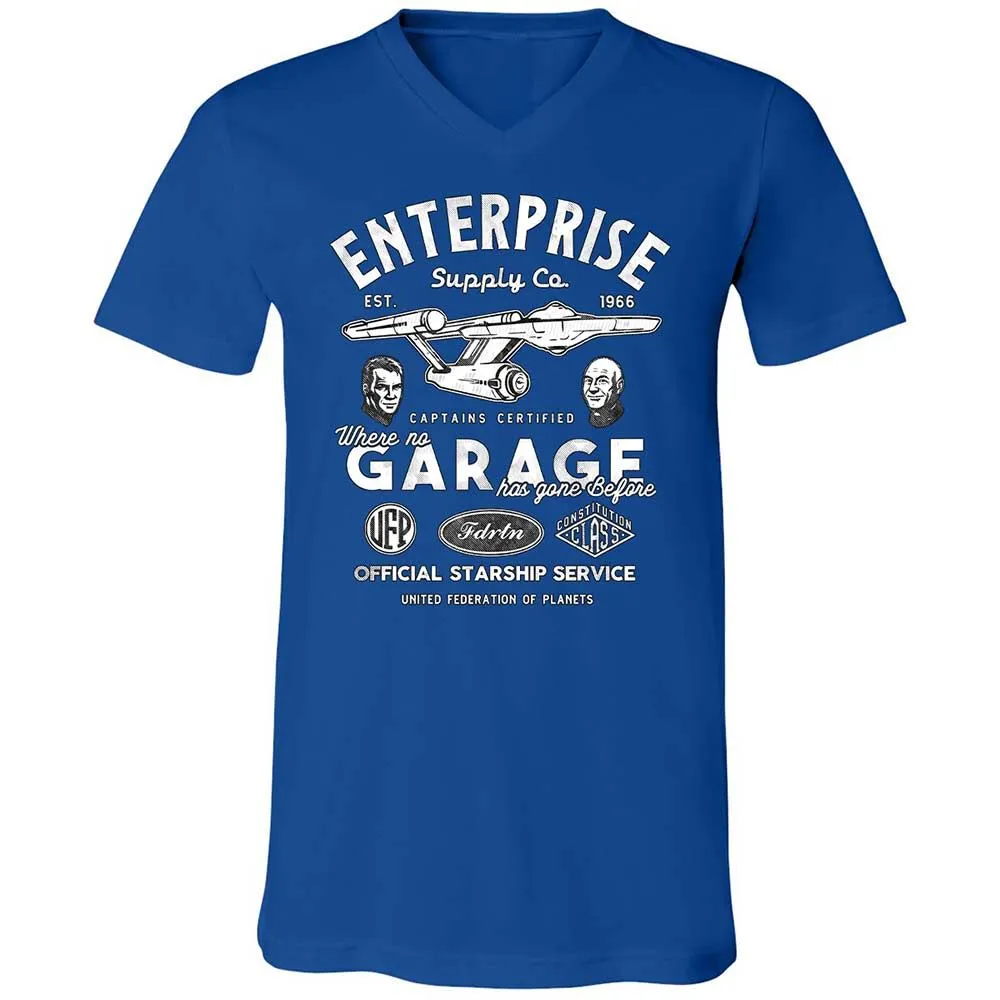 Unisex V-Neck T-Shirt - SWN6W8C2 - True Royal - 4
