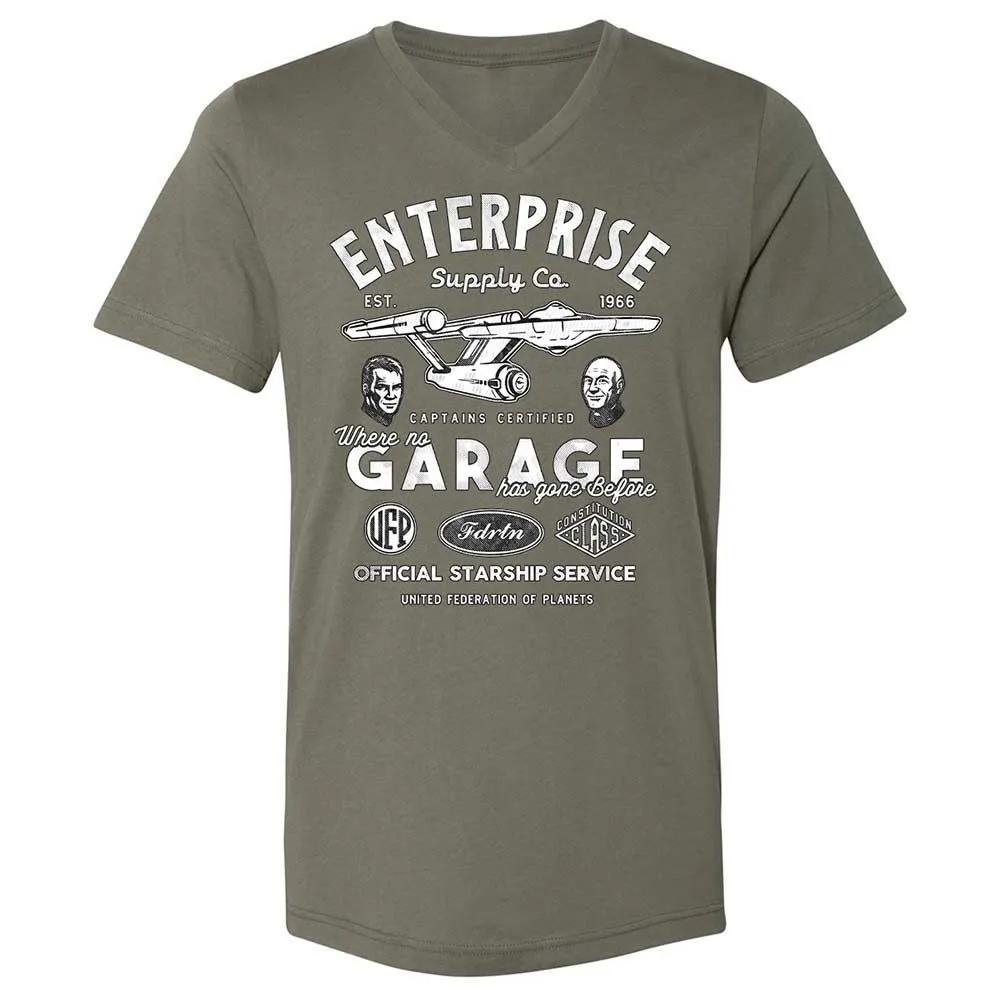 Unisex V-Neck T-Shirt - SWN6W8C2 - Military Green - 11