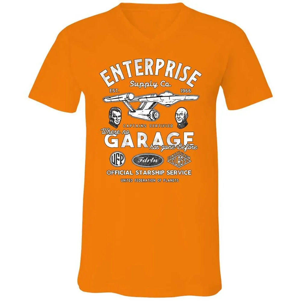 Unisex V-Neck T-Shirt - SWN6W8C2 - Orange - 12