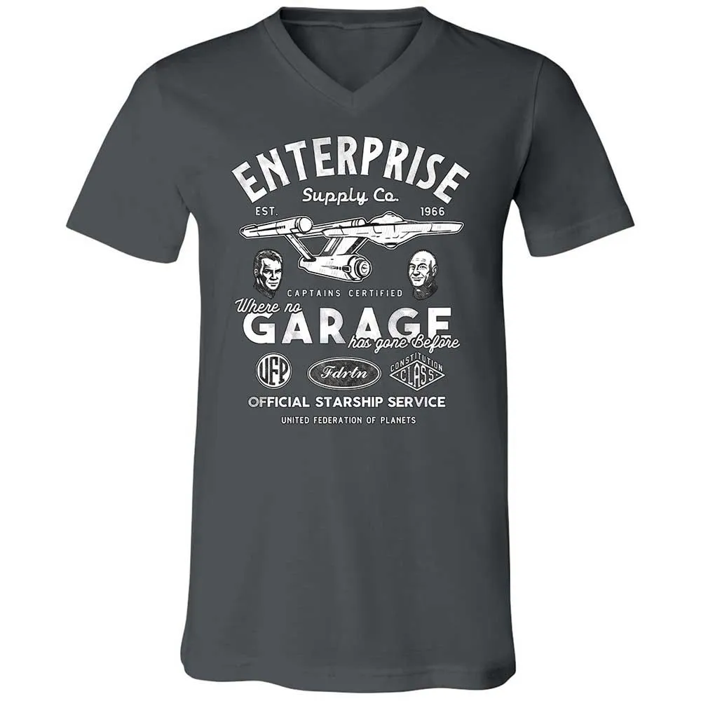Unisex V-Neck T-Shirt - SWN6W8C2 - Asphalt - 13