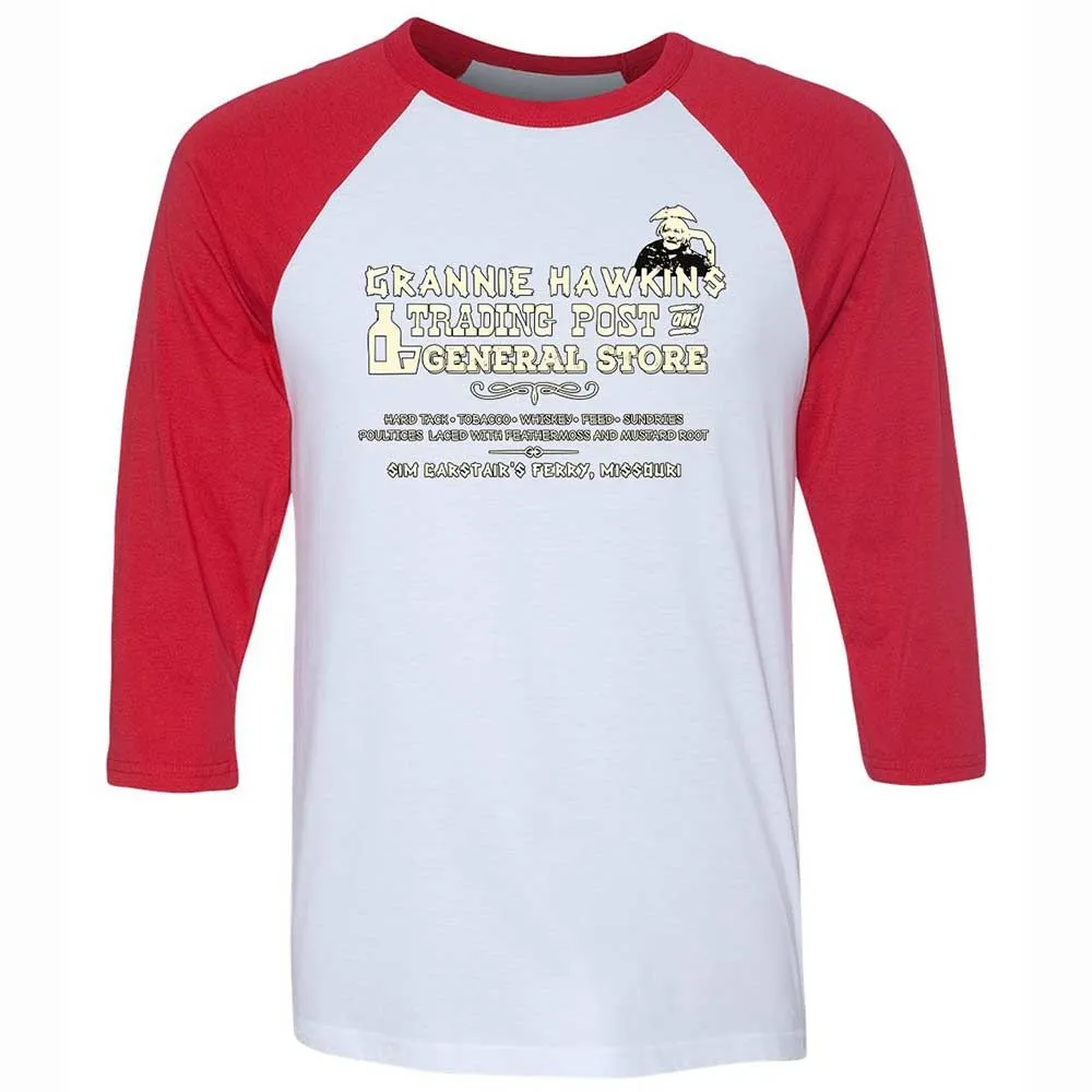 Unisex 3/4 Baseball Tee - GP4HXGM1 - White/Red - 9