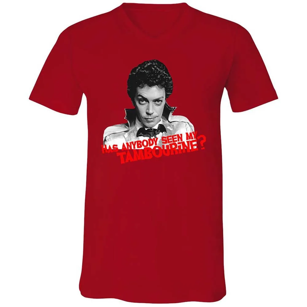 Unisex V-Neck T-Shirt - PD4KQ483 - Red - 5