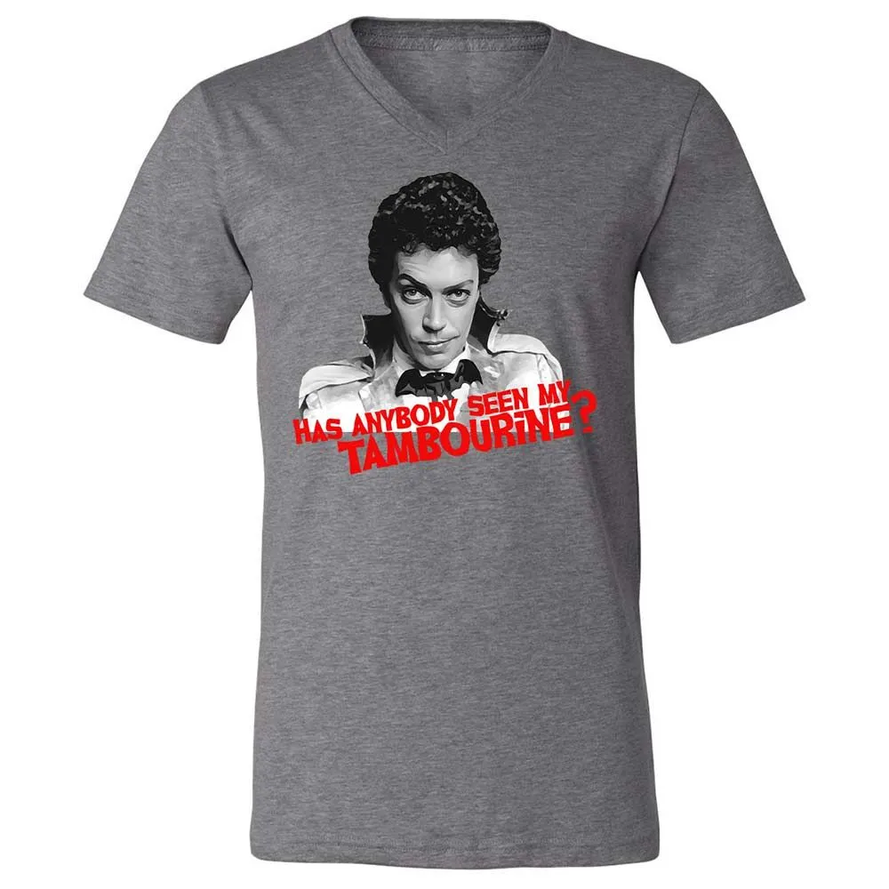 Unisex V-Neck T-Shirt - PD4KQ483 - Deep Heather - 9