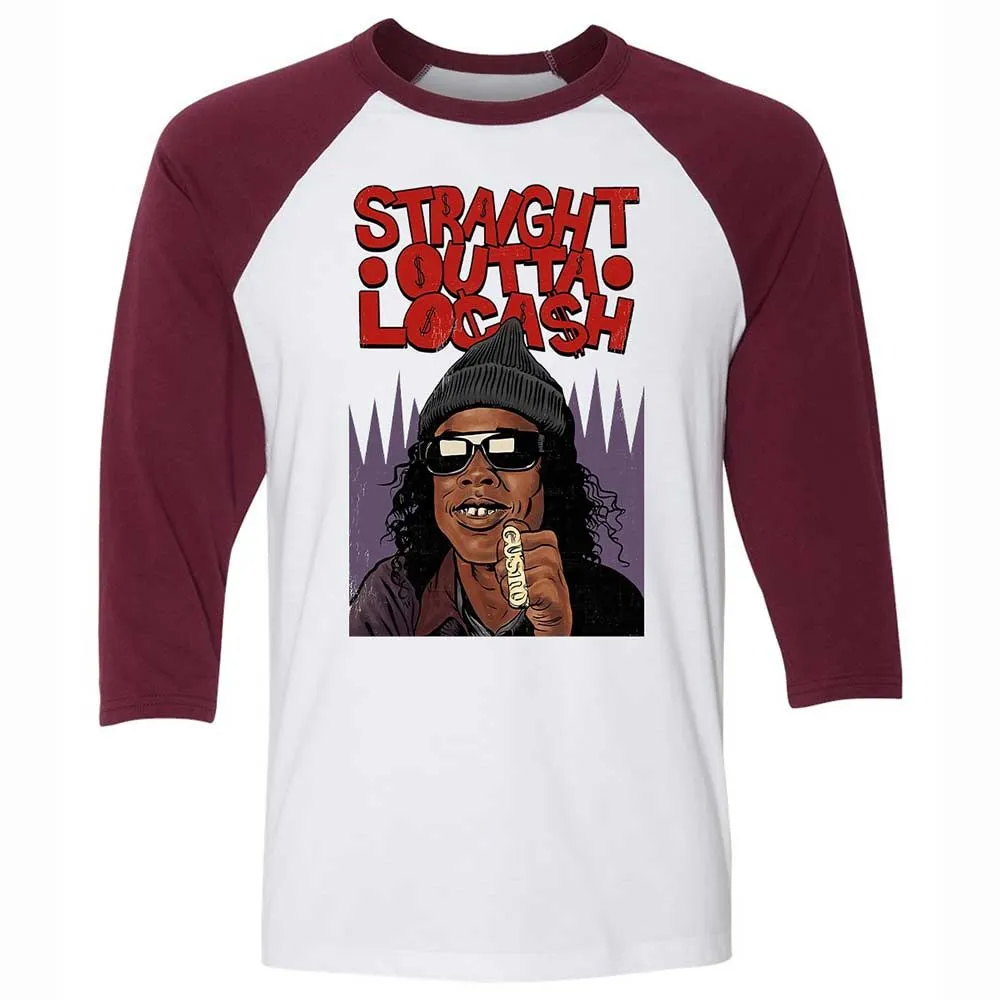 Straight Outta Locash - White/Maroon - 7