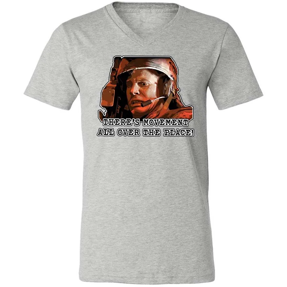 Unisex V-Neck T-Shirt - JE7JE9YW - Athletic Heather - 2
