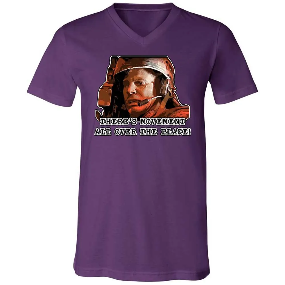 Unisex V-Neck T-Shirt - JE7JE9YW - Team Purple - 10