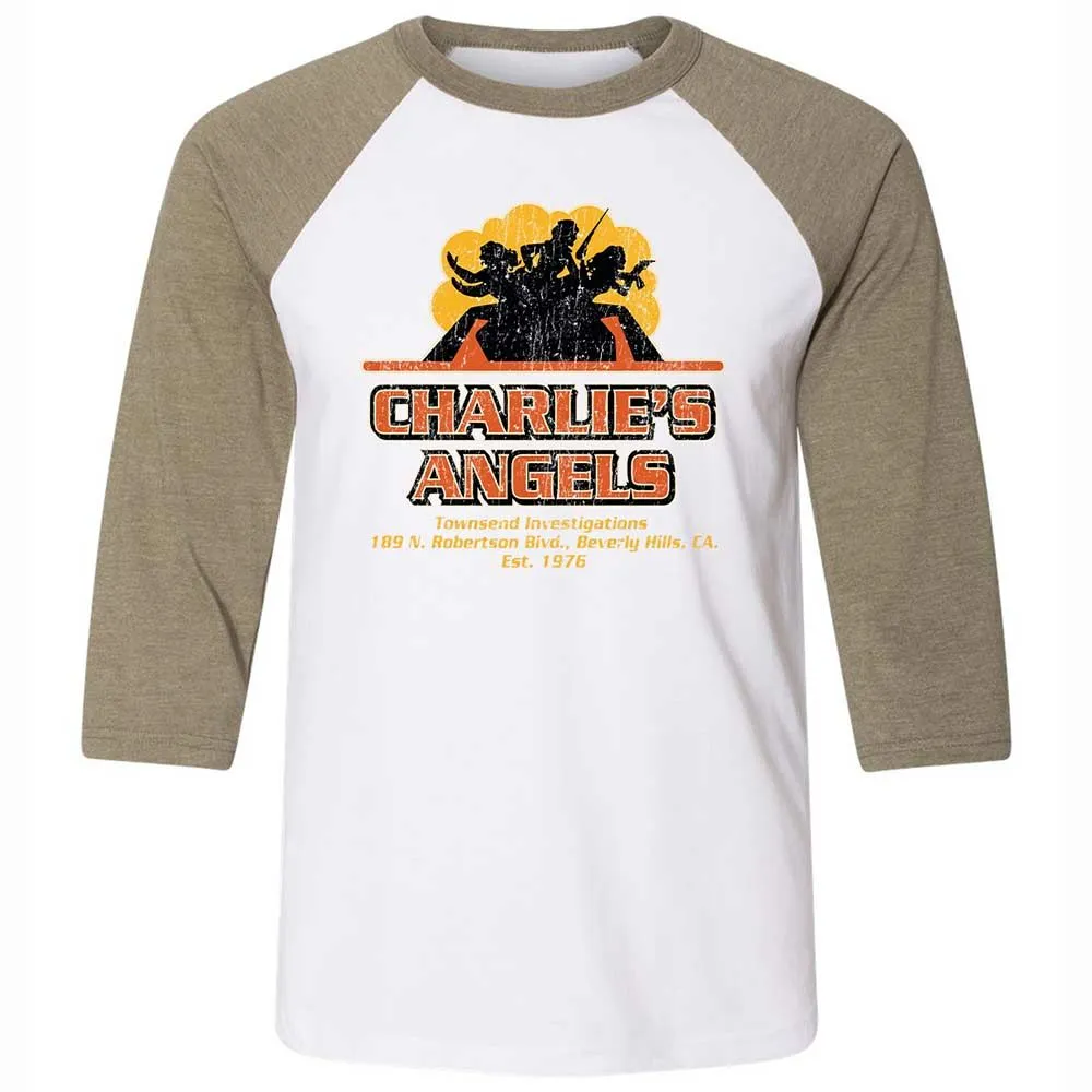 Unisex 3/4 Baseball Tee - WTRJTLEQ - White/Heather Olive - 4