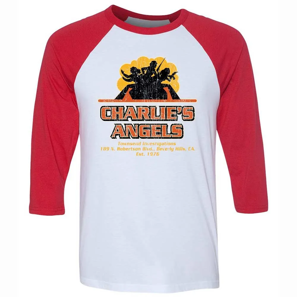 Unisex 3/4 Baseball Tee - WTRJTLEQ - White/Red - 9