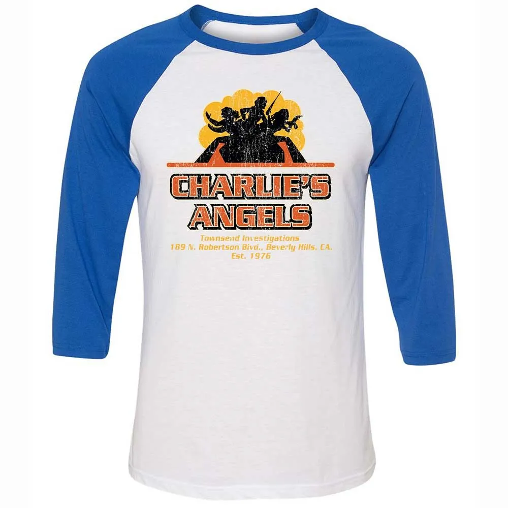Unisex 3/4 Baseball Tee - WTRJTLEQ - White/True Royal - 10