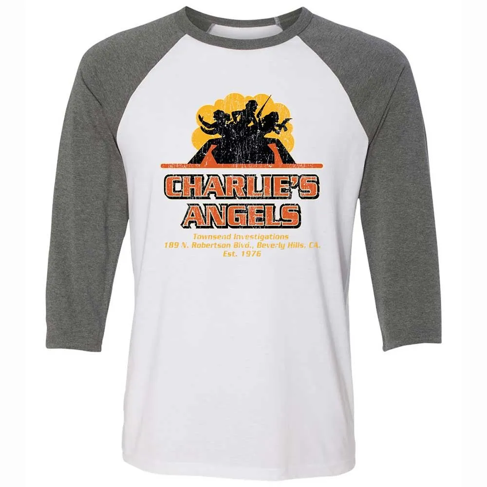 Unisex 3/4 Baseball Tee - WTRJTLEQ - White/Deep Heather - 11