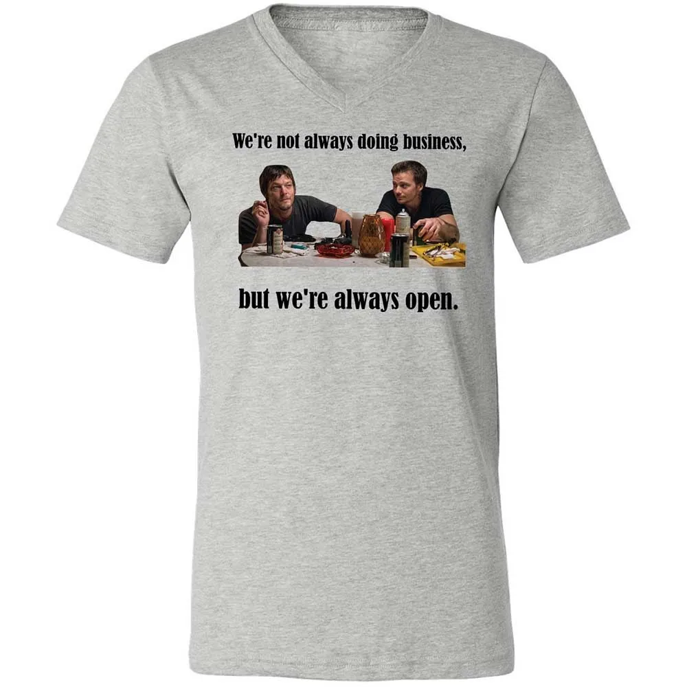 Unisex V-Neck T-Shirt - TV2ACB27 - Athletic Heather - 2