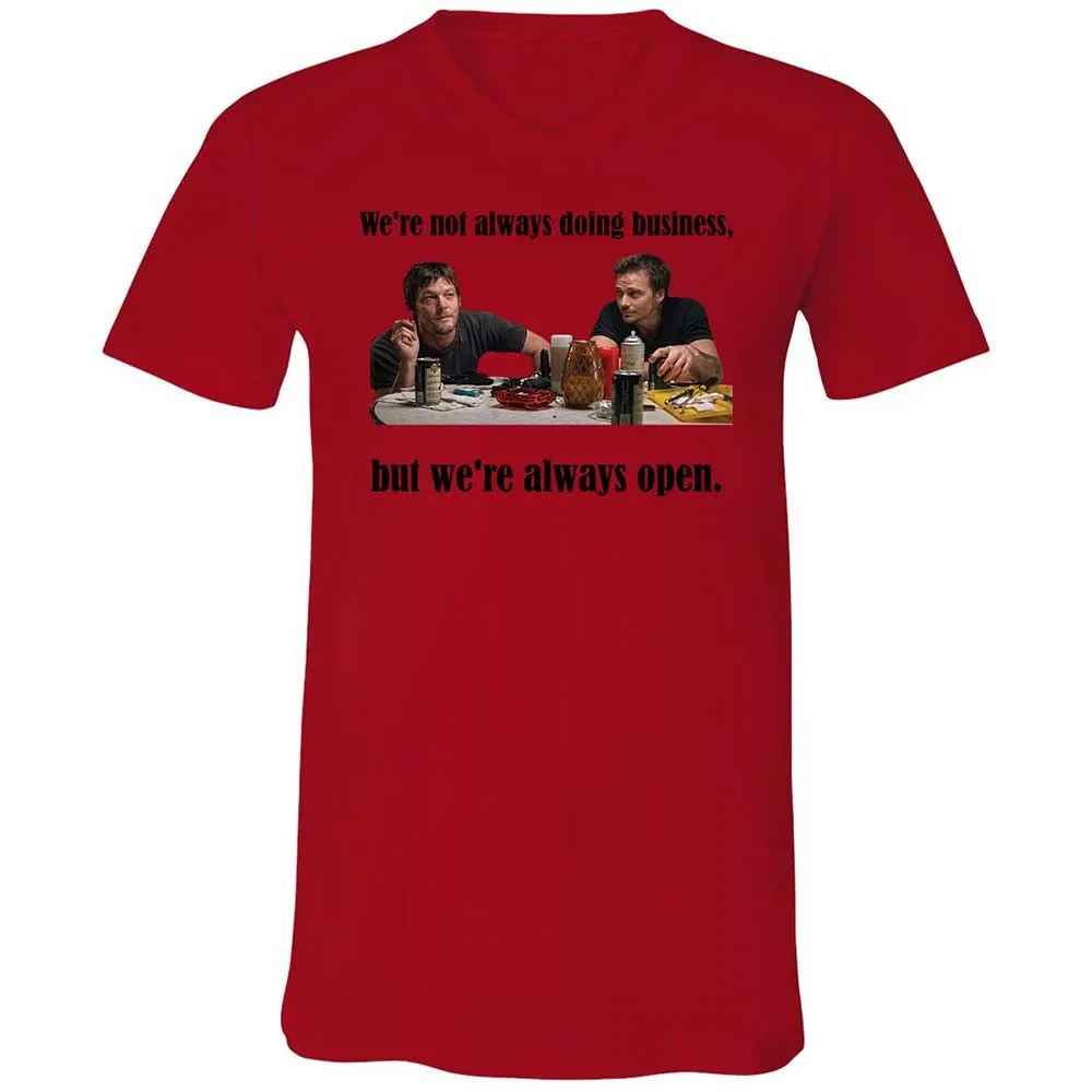 Unisex V-Neck T-Shirt - TV2ACB27 - Red - 5