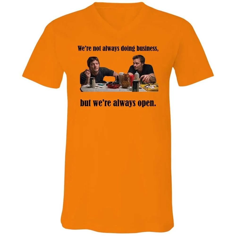 Unisex V-Neck T-Shirt - TV2ACB27 - Orange - 7