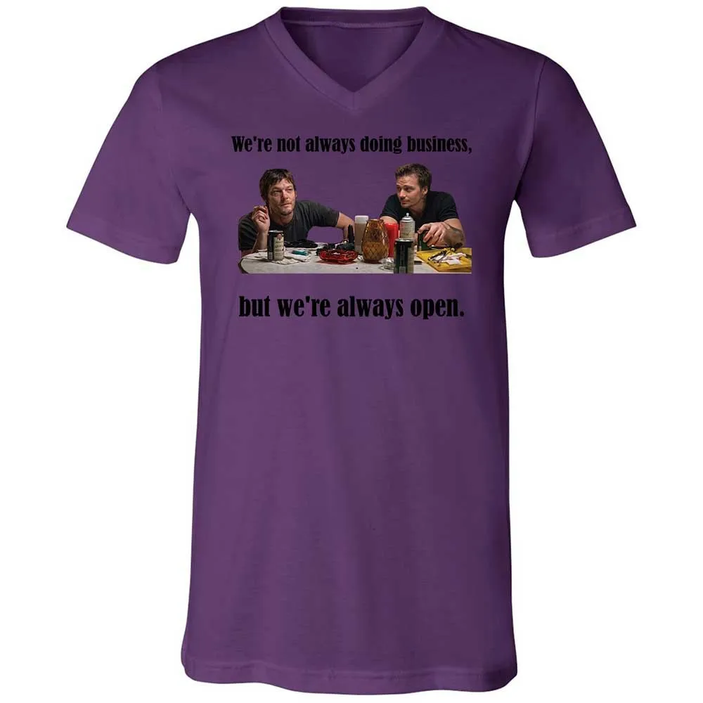Unisex V-Neck T-Shirt - TV2ACB27 - Team Purple - 10