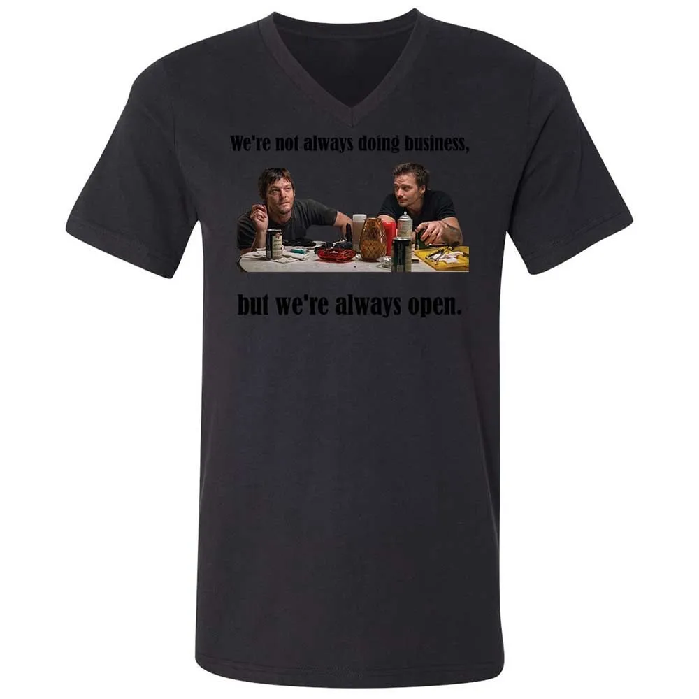 Unisex V-Neck T-Shirt - TV2ACB27 - Black - 11