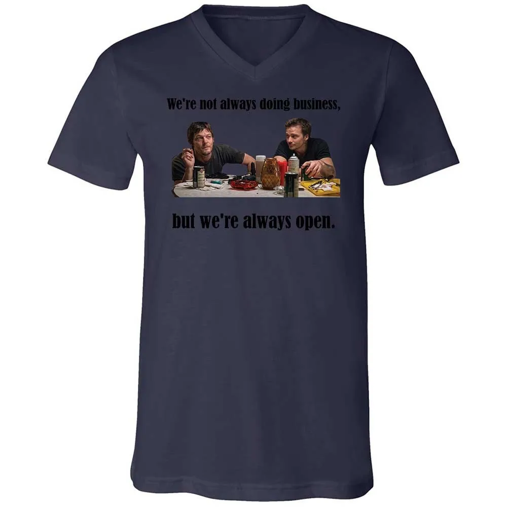 Unisex V-Neck T-Shirt - TV2ACB27 - Navy - 12
