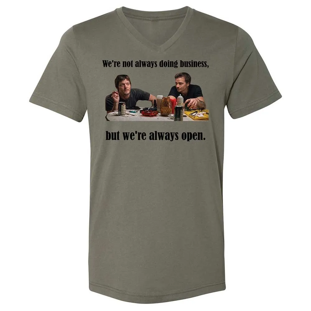 Unisex V-Neck T-Shirt - TV2ACB27 - Military Green - 15