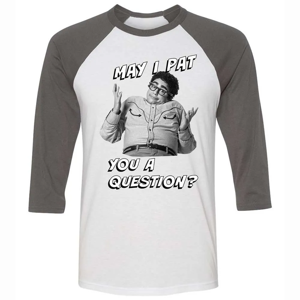Unisex 3/4 Baseball Tee - 5XR1F4H8 - White/Asphalt - 2