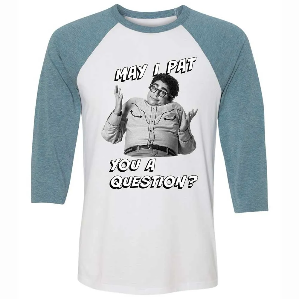 Unisex 3/4 Baseball Tee - 5XR1F4H8 - White/Denim - 3