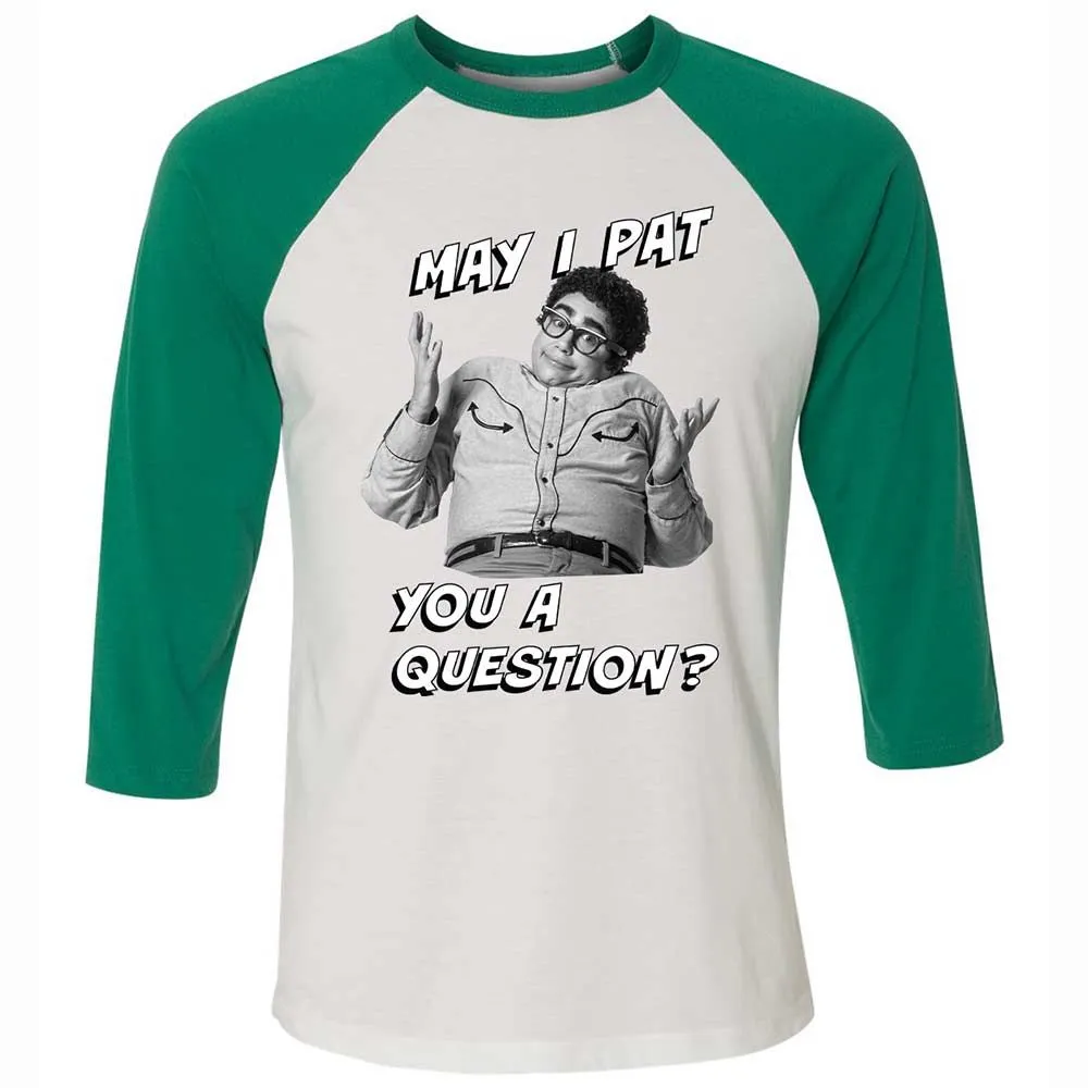 Unisex 3/4 Baseball Tee - 5XR1F4H8 - White/Kelly - 6