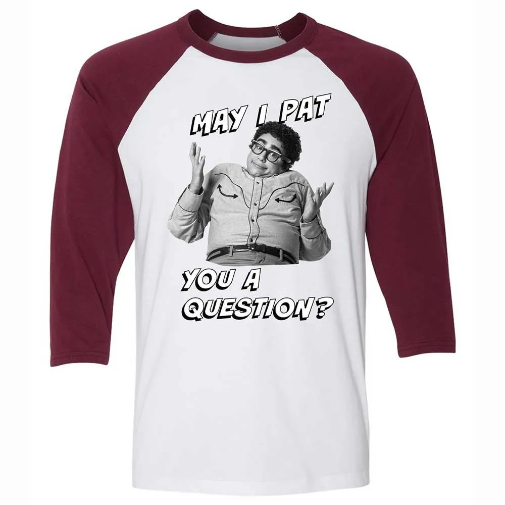 Unisex 3/4 Baseball Tee - 5XR1F4H8 - White/Maroon - 7