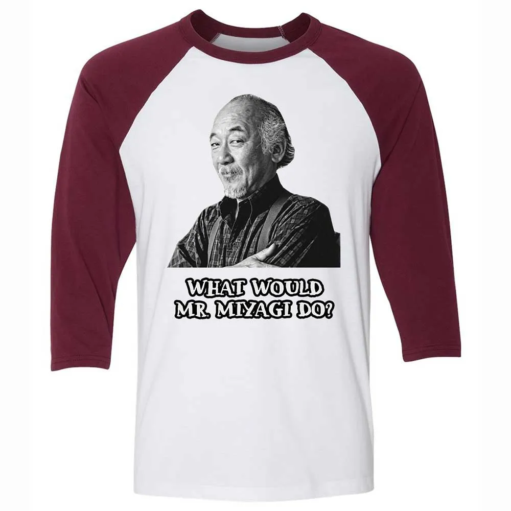 Unisex 3/4 Baseball Tee - SRHPTZS7 - White/Maroon - 7