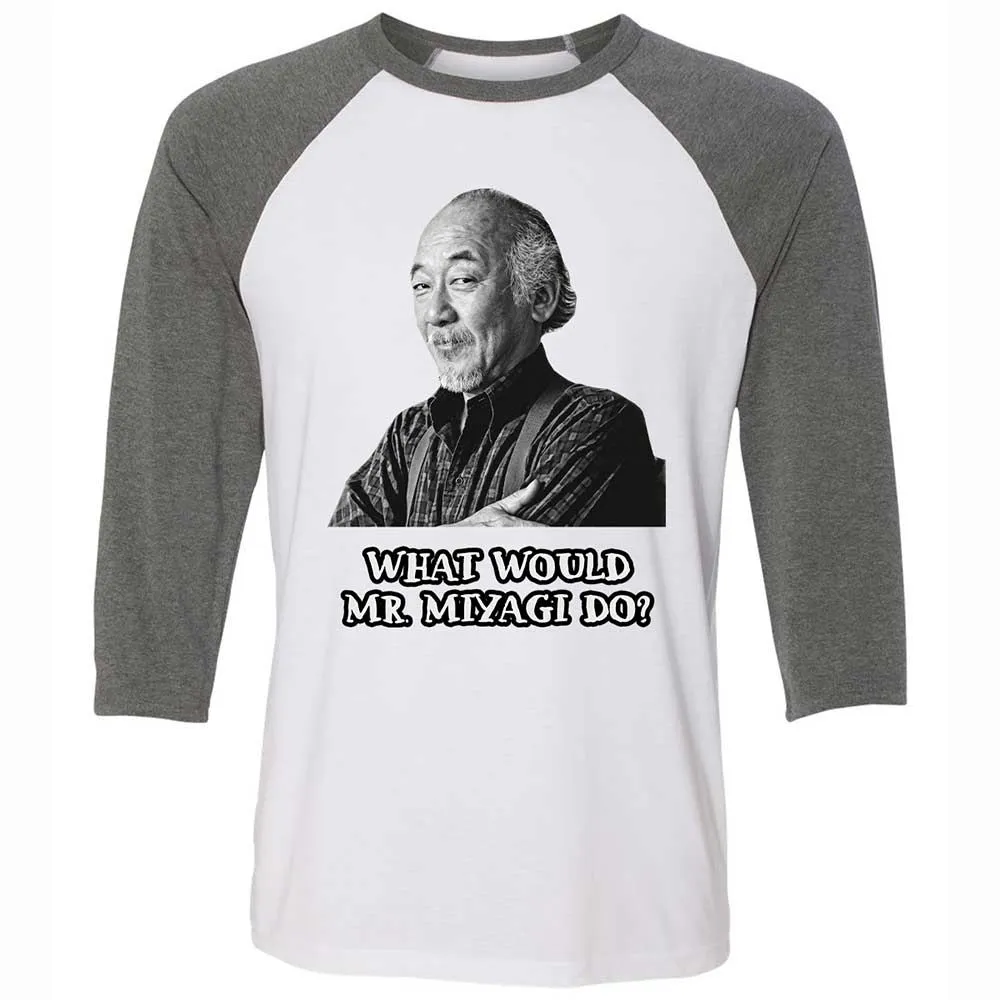 Unisex 3/4 Baseball Tee - SRHPTZS7 - White/Deep Heather - 11