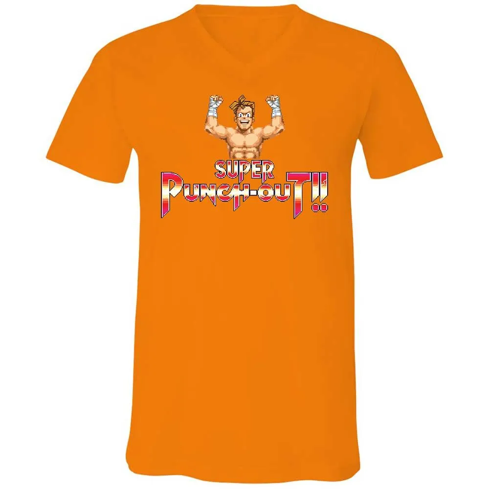 Unisex V-Neck T-Shirt - 2AM3EMLQ - Orange - 7