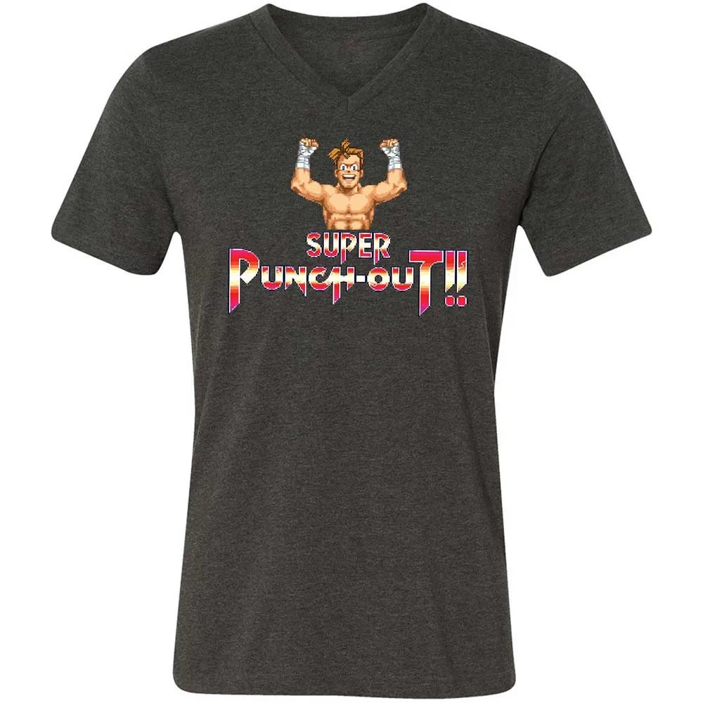 Unisex V-Neck T-Shirt - 2AM3EMLQ - Dark Grey Heather - 8