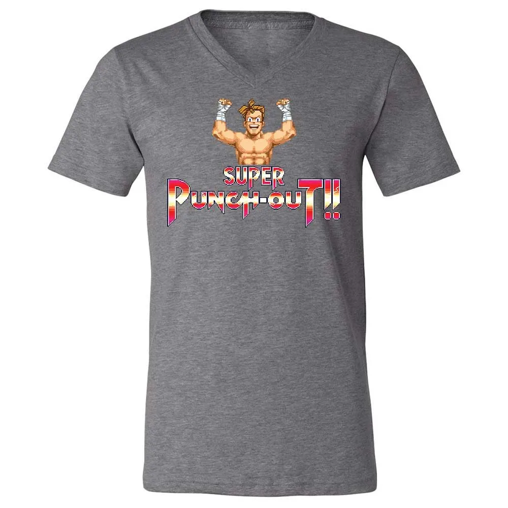 Unisex V-Neck T-Shirt - 2AM3EMLQ - Deep Heather - 9